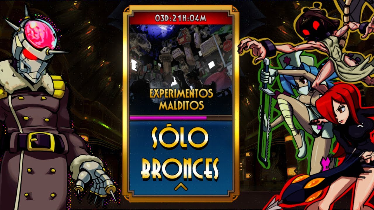 Experimentos malditos usando sólo bronces en SKULLGIRLS MOBILE