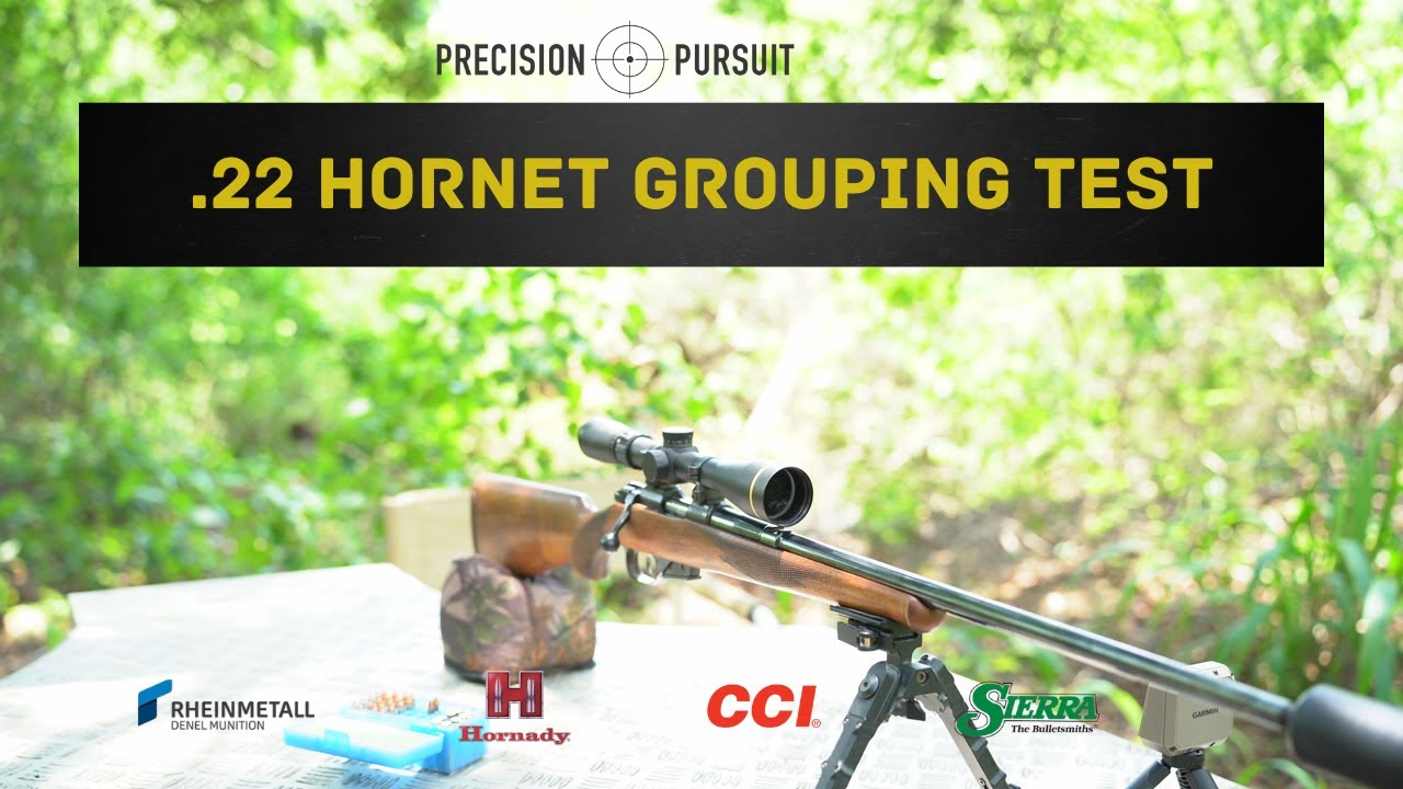 Тест на кучность Brno .22 Hornet