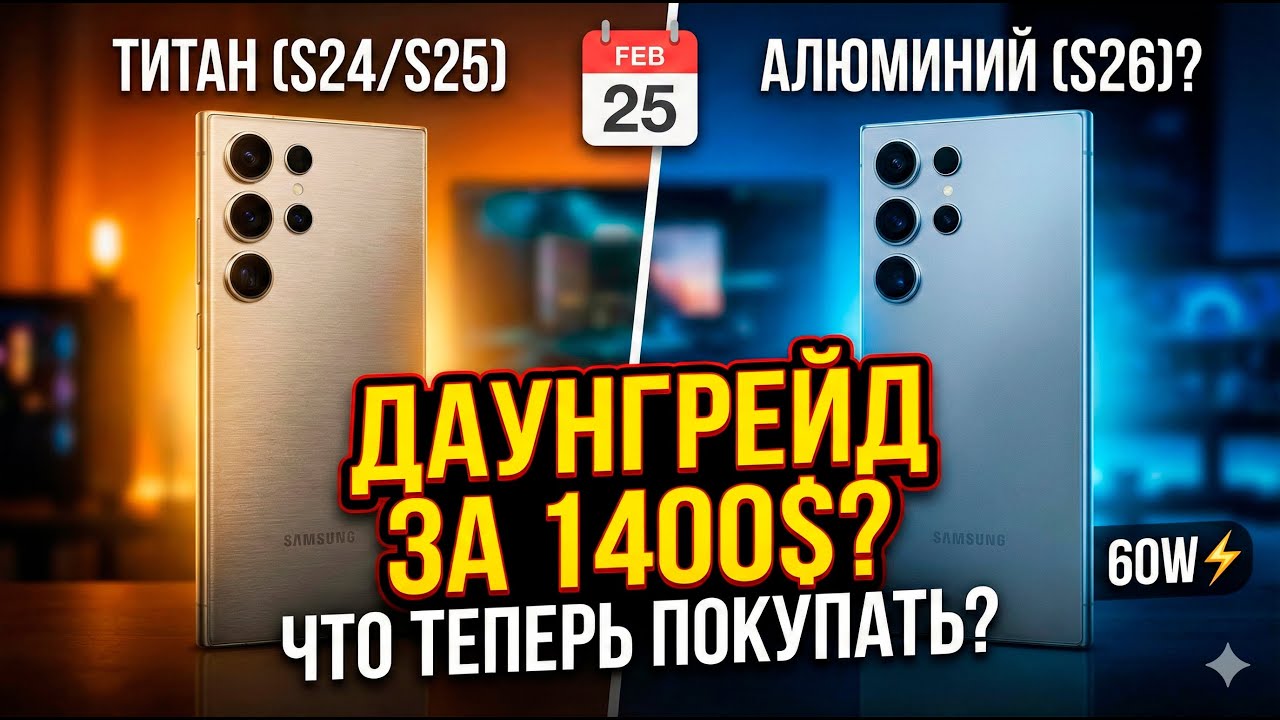 Samsung S26 Ultra: ТИТАН ОТМЕНИЛИ? 😱 Вся правда про «Даунгрейд»
