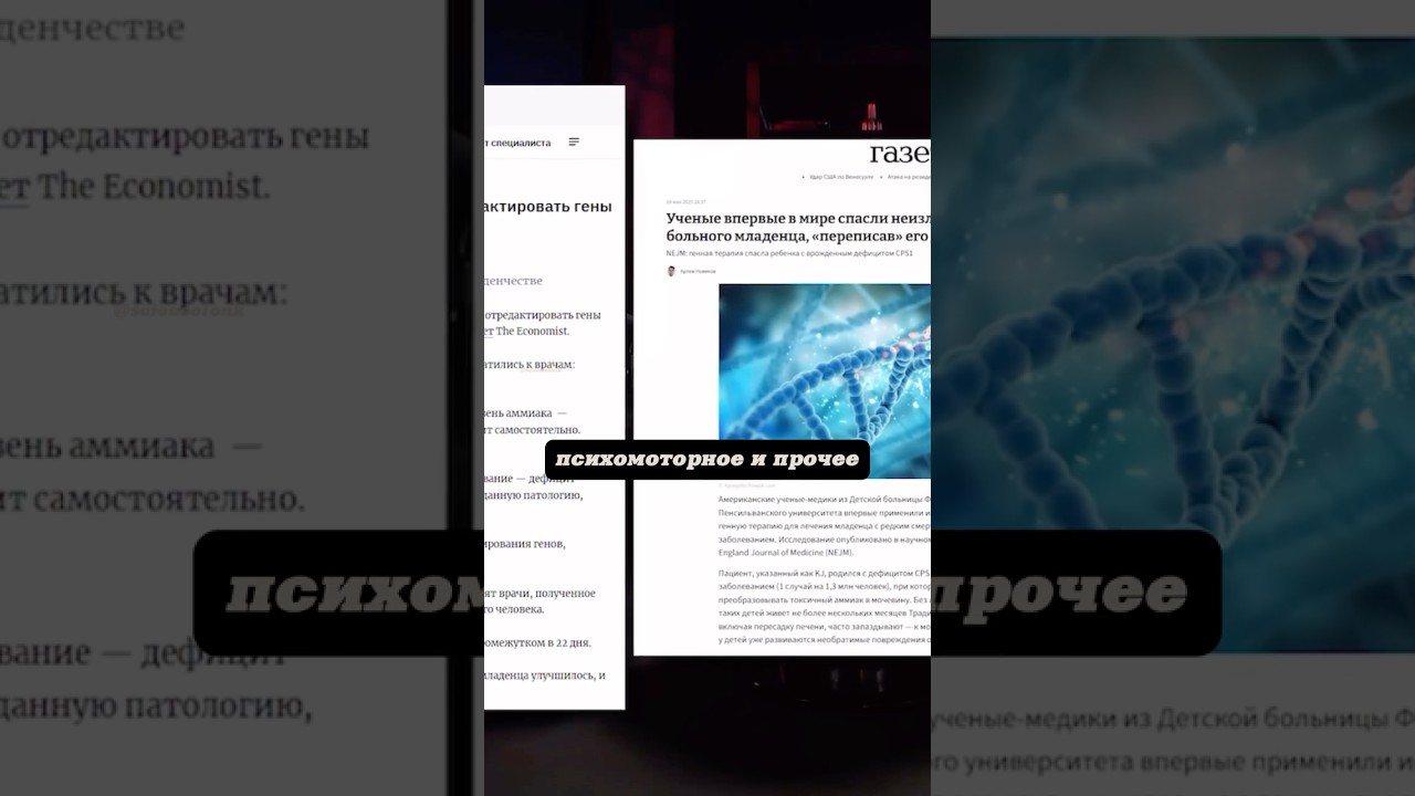 Самое важное достижение в медицине за прошедший год. Алексей Водовозов. #наука #science #shotrs