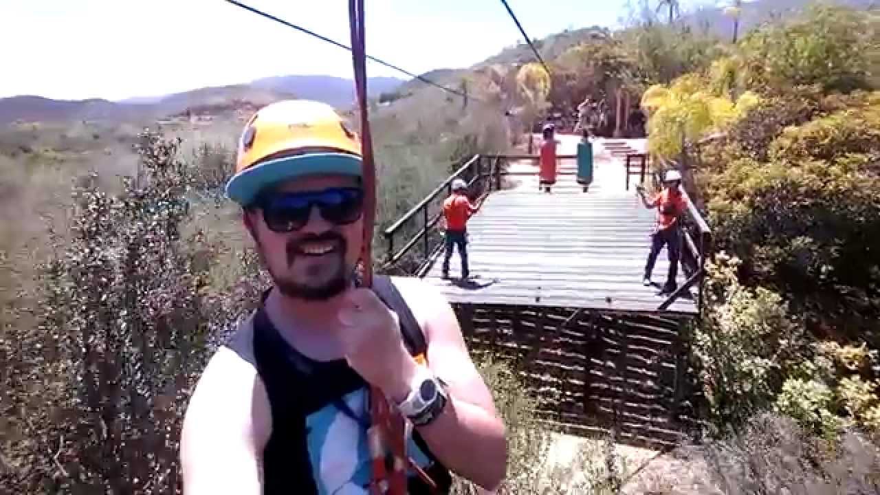 Zipline in Ensenada Mexico