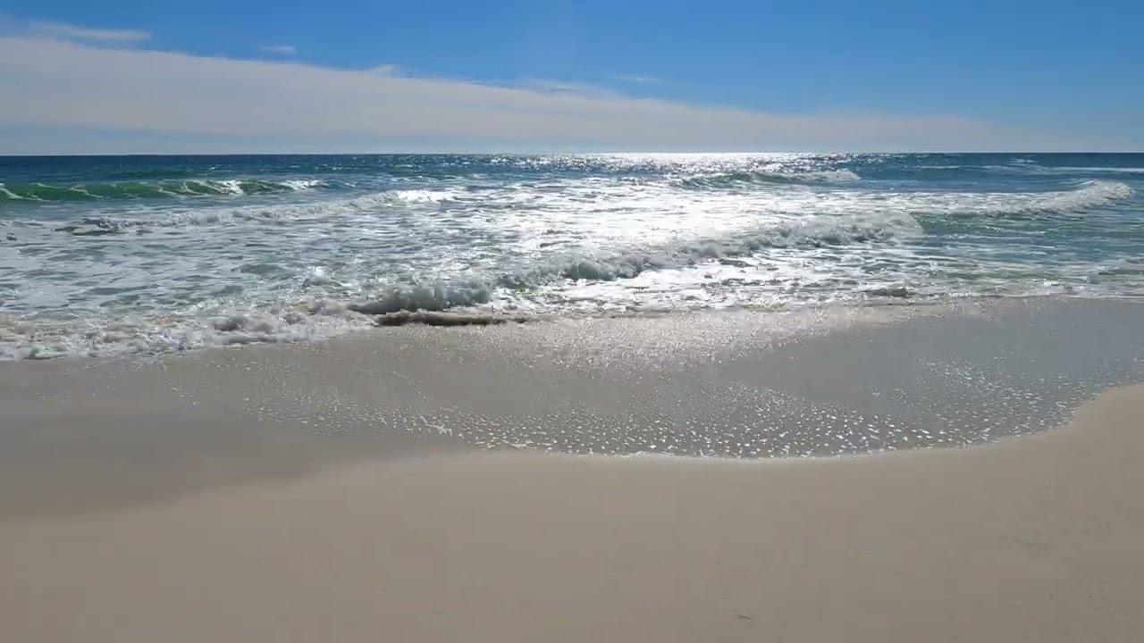 Incredible Walk On A Florida Beach - Perdido Key Johnson Beach Gulf Islands National Seashore