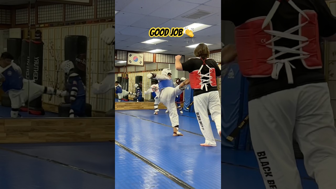 Good Job #taekwondo #trending #viral #funny #sidekick #shorts #shortvideo #viralvideo #kick #poomsae