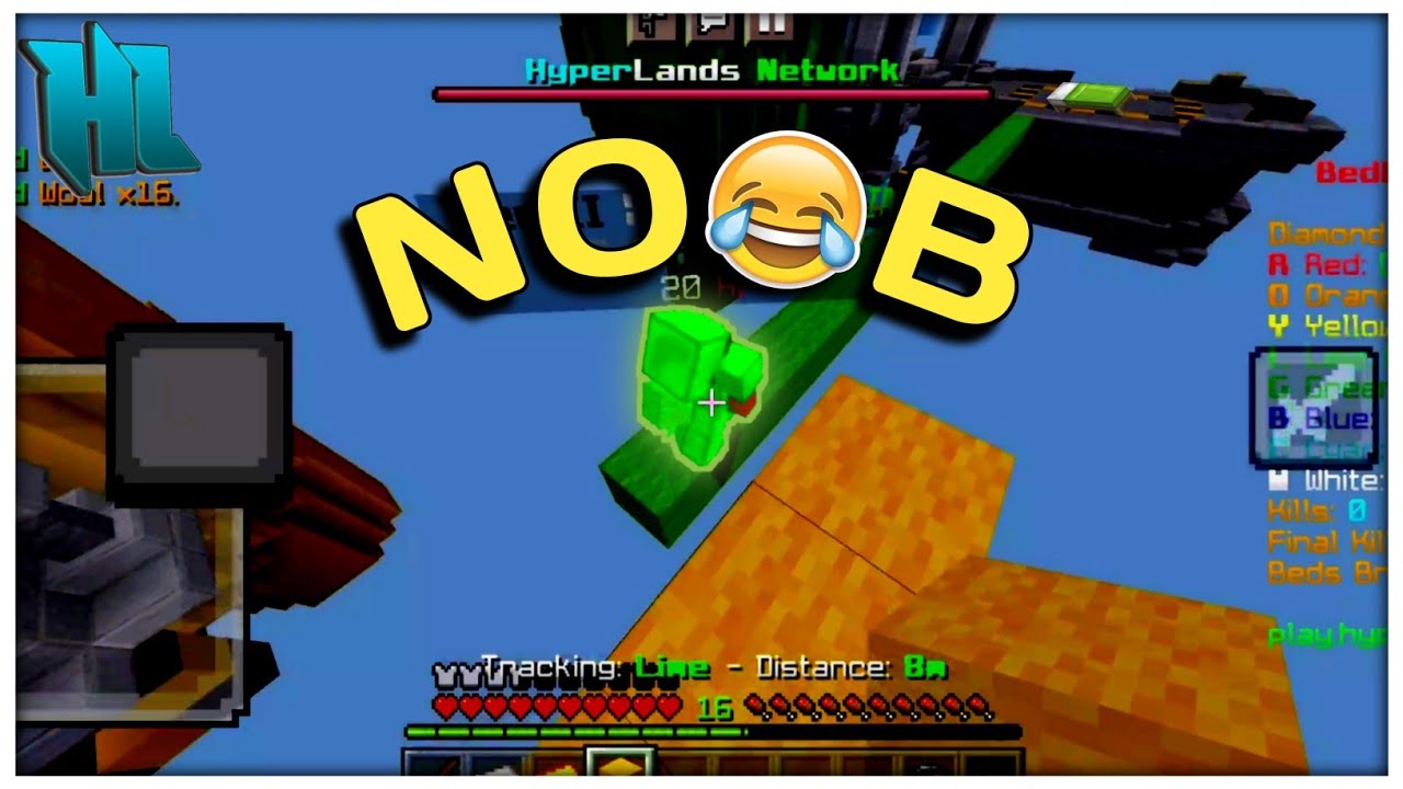 BEDWARS Gameplay | Mcpe Bedwars | Hyperlands Bedwars | Mcpe Hyerlands Server Bedwars | Bedwar