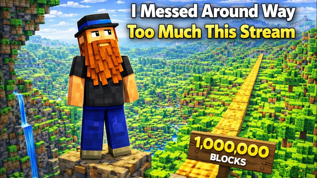 I Messed Around Way Too Much This Stream 🙄 Joirney to 1,000,000 blocks day 18-22