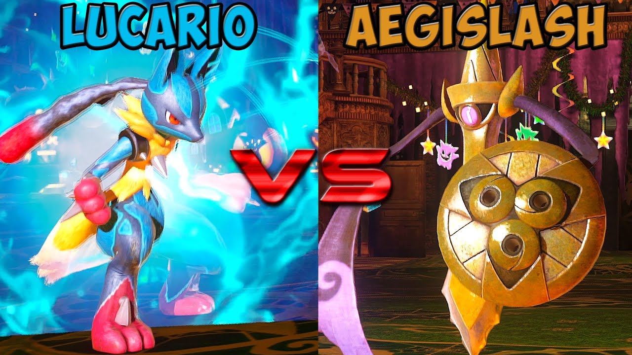 Pokken tournament DX - Lucario vs Aegislash