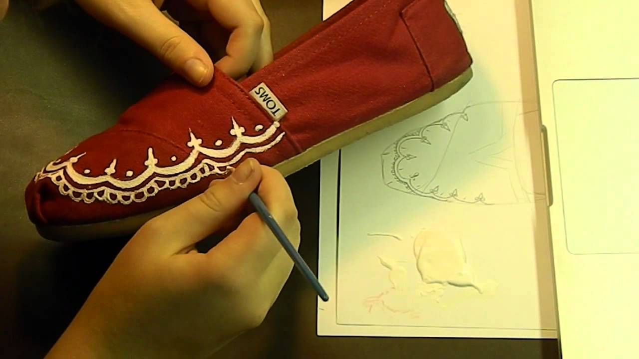 Custom Red Henna TOMS speed paint/ time lapse