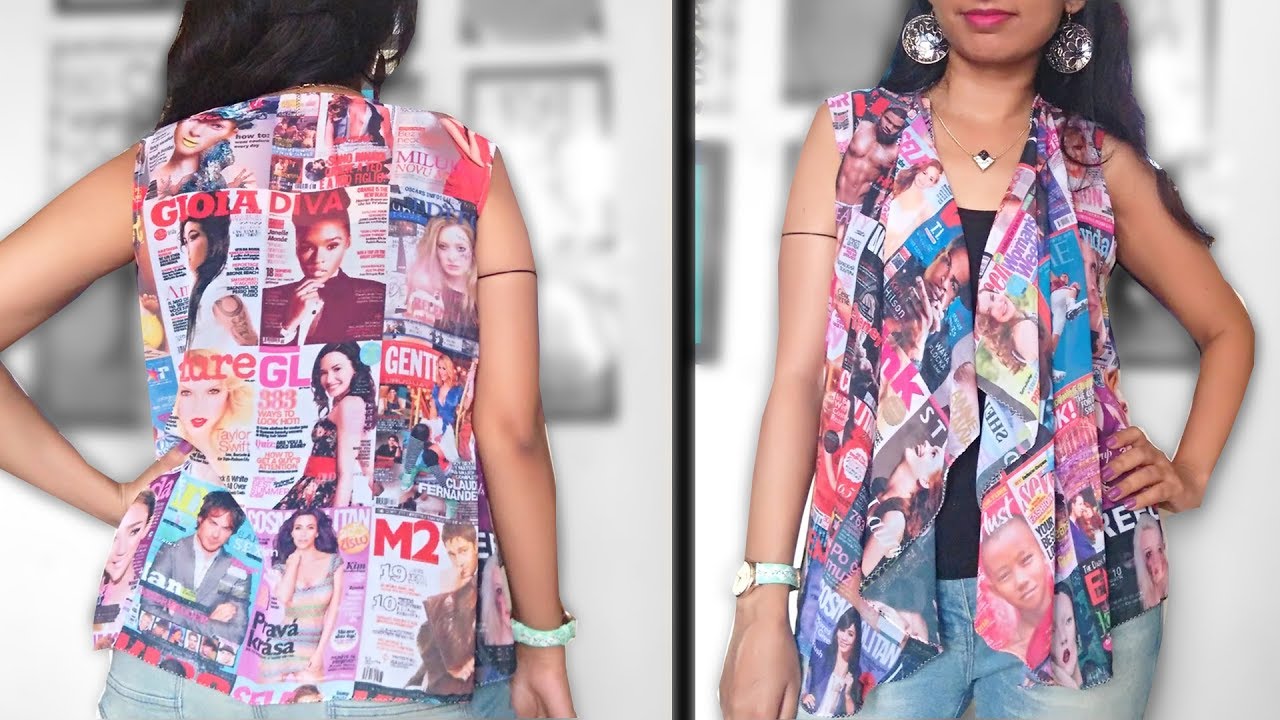 DIY Designer Shrug / Top Cutting & Stitching | Easy Sewing Project for Beginners