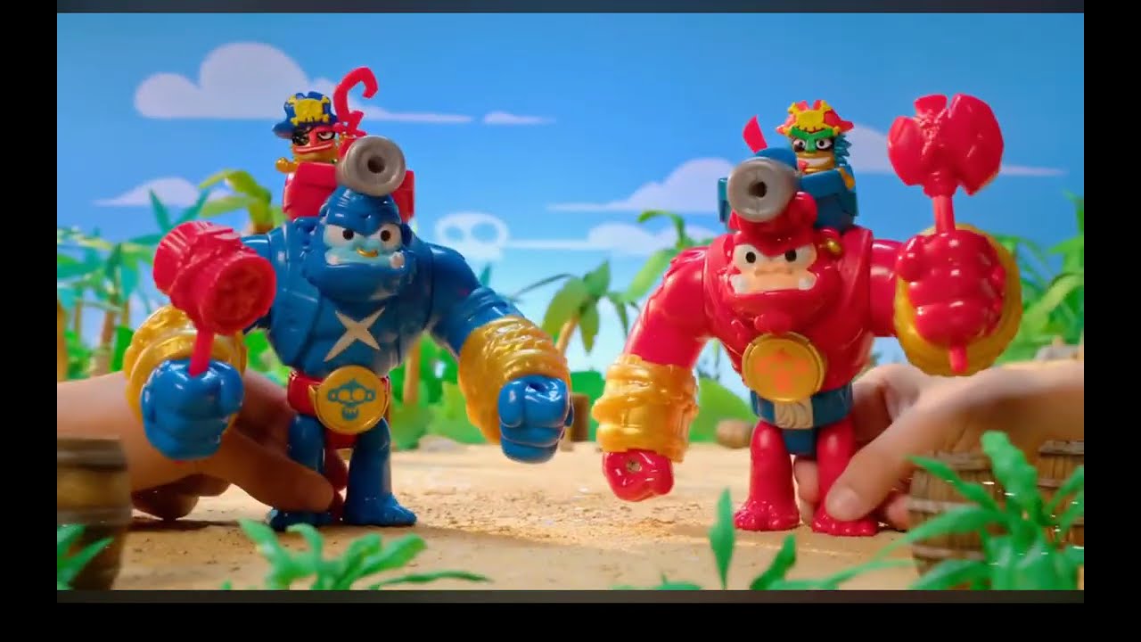 Brand New Piratix Crazy Jungle English King Croc & Gorilla Bros Advert!