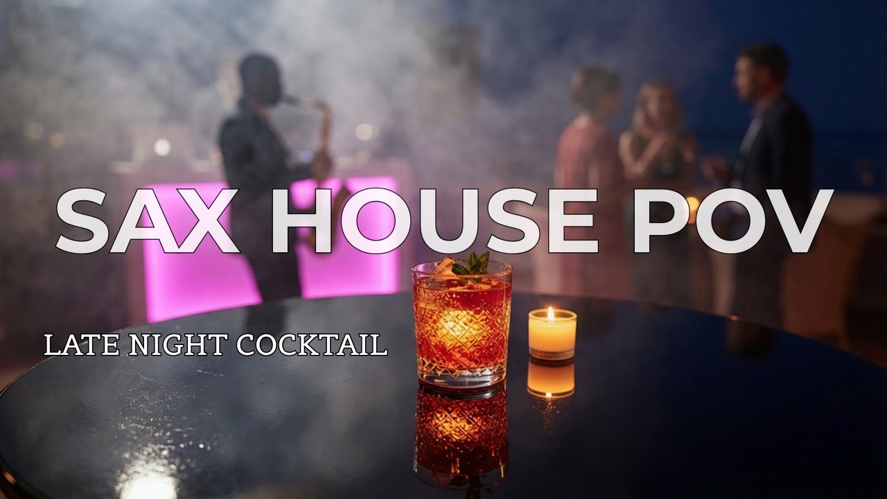 Cocktails At Night | Deep House Sax Lounge Mix | Immersive Vibes