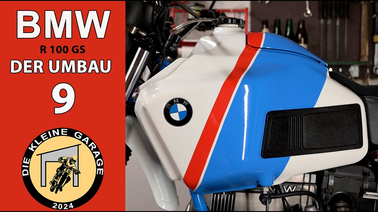 BMW R 100 GS Tank und Auspuff