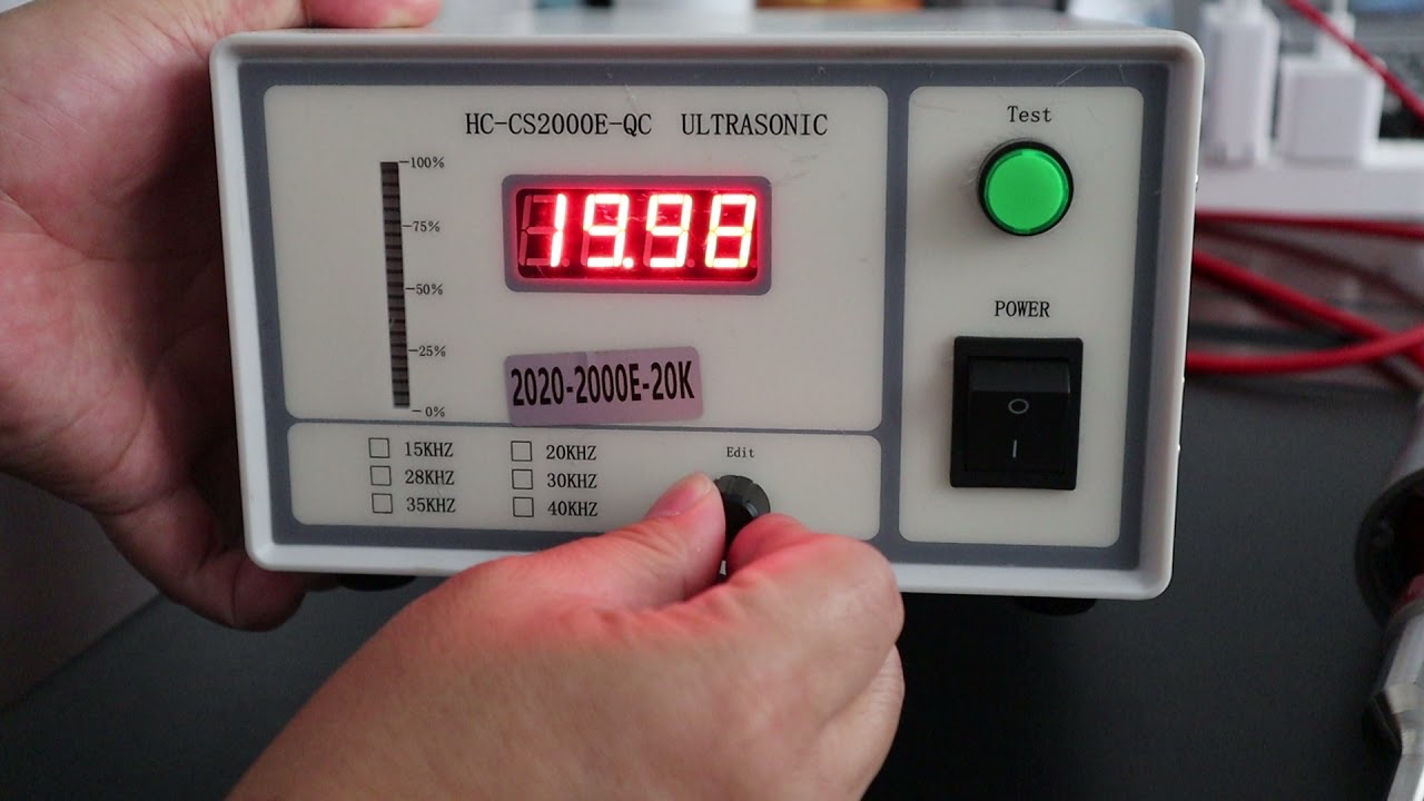 How to tune Ultrasonic Generator (Sino Sonics)