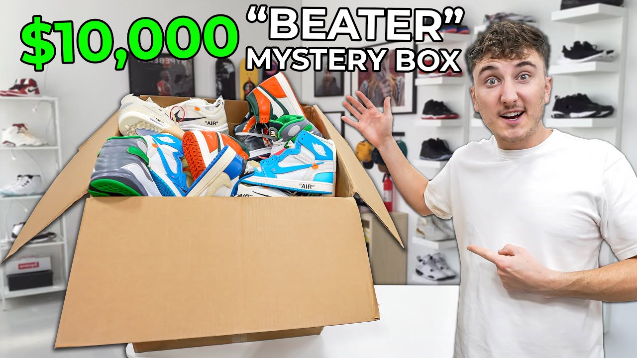 Unboxing A $10,000 Box Of Mystery “Beater” Sneakers
