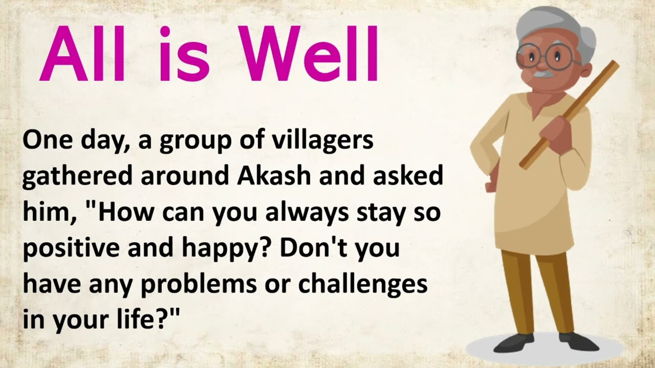 Learn English Through Story - All is Well - Level 2