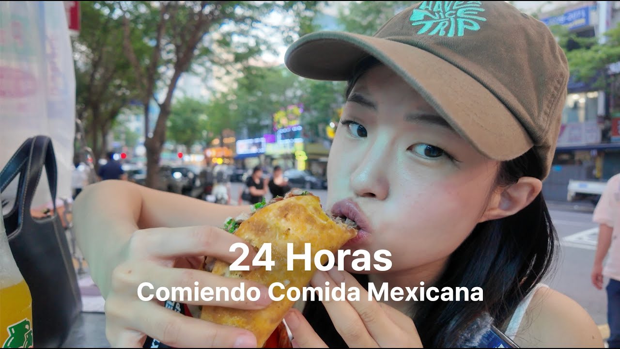 24 horas comiendo COMIDA MEXCIANA en Corea