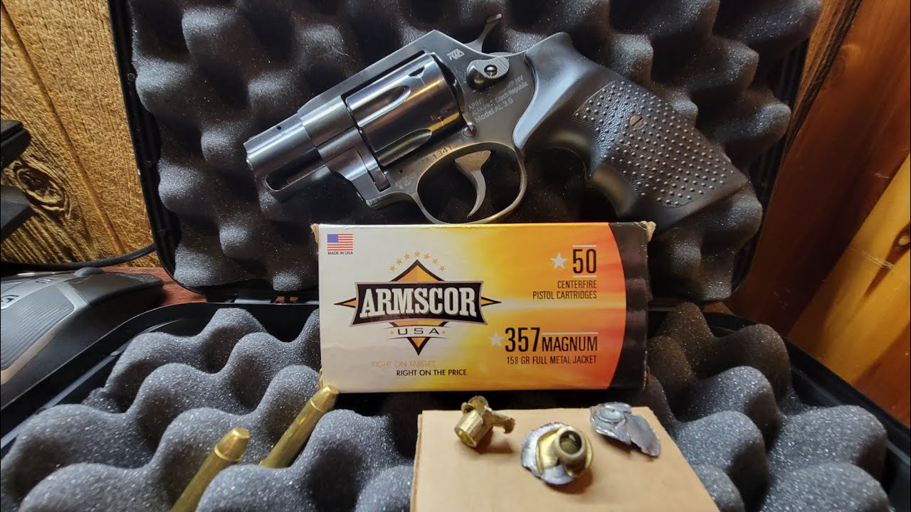 Shooting My (ROCK ISLAND ARMORY) 357 Magnum Snub Nose revolver model AL 3.0