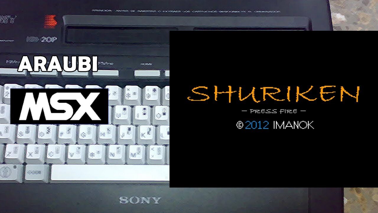 Shuriken (Imanok, 2012) MSX2 [678] Walkthrough