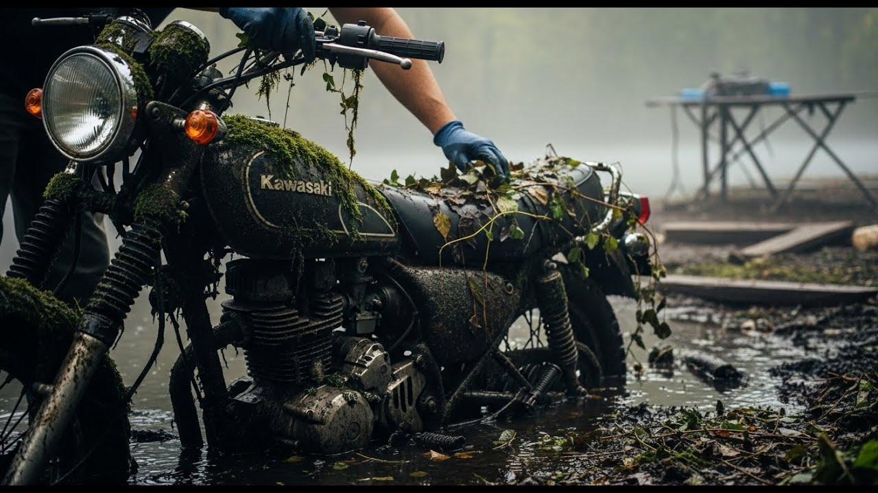 Restoring a Swamp-Abandoned 2003 Kawasaki Estrella 250