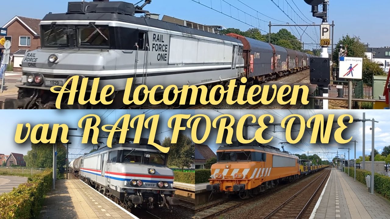 Alle locomotieven van RAIL FORCE ONE!