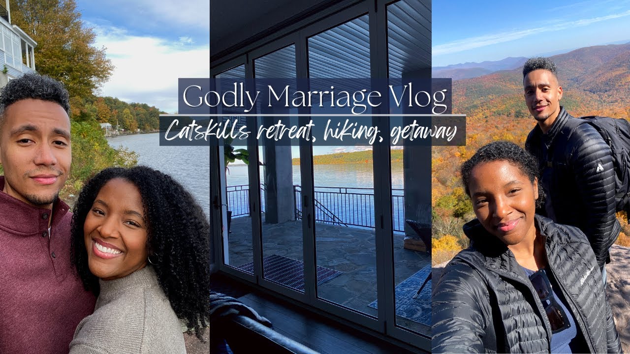 Godly Marriage Vlog | cozy fall getaway & hiking in the Catskills