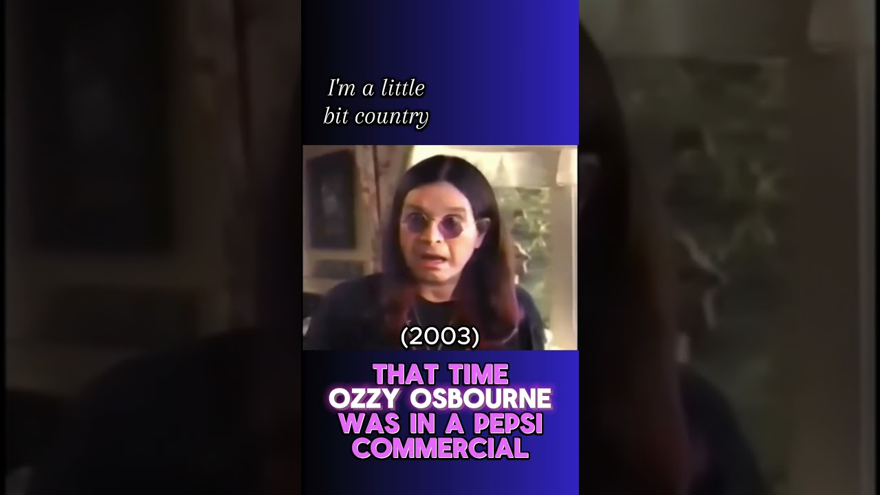 Ozzy Osbourne Pepsi Twist Commercial