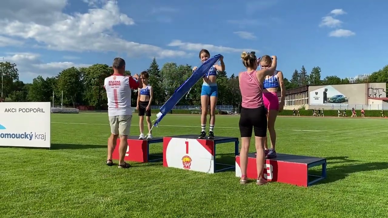 Atletika Prostějov kraj závody Olomouc 17 06 2024