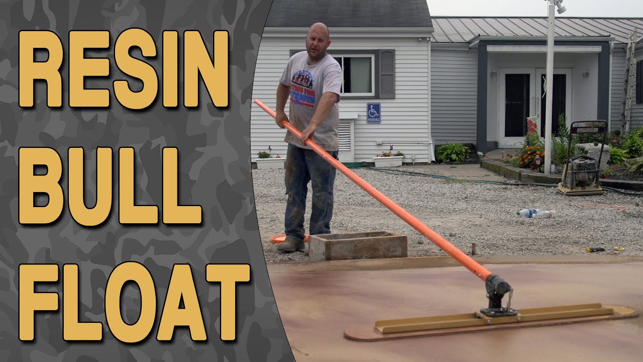 Using A Resin Bull Float