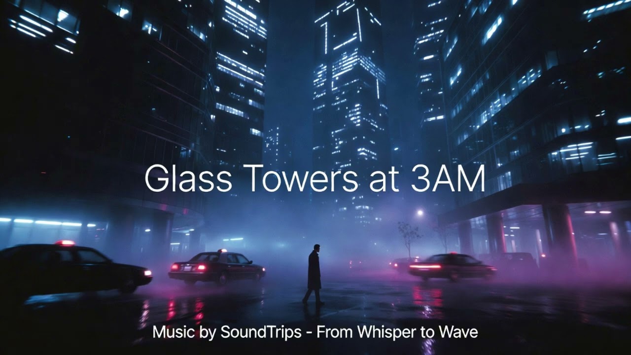Glass Towers at 3AM – Dark Wave Night Drive | SoundTrips
