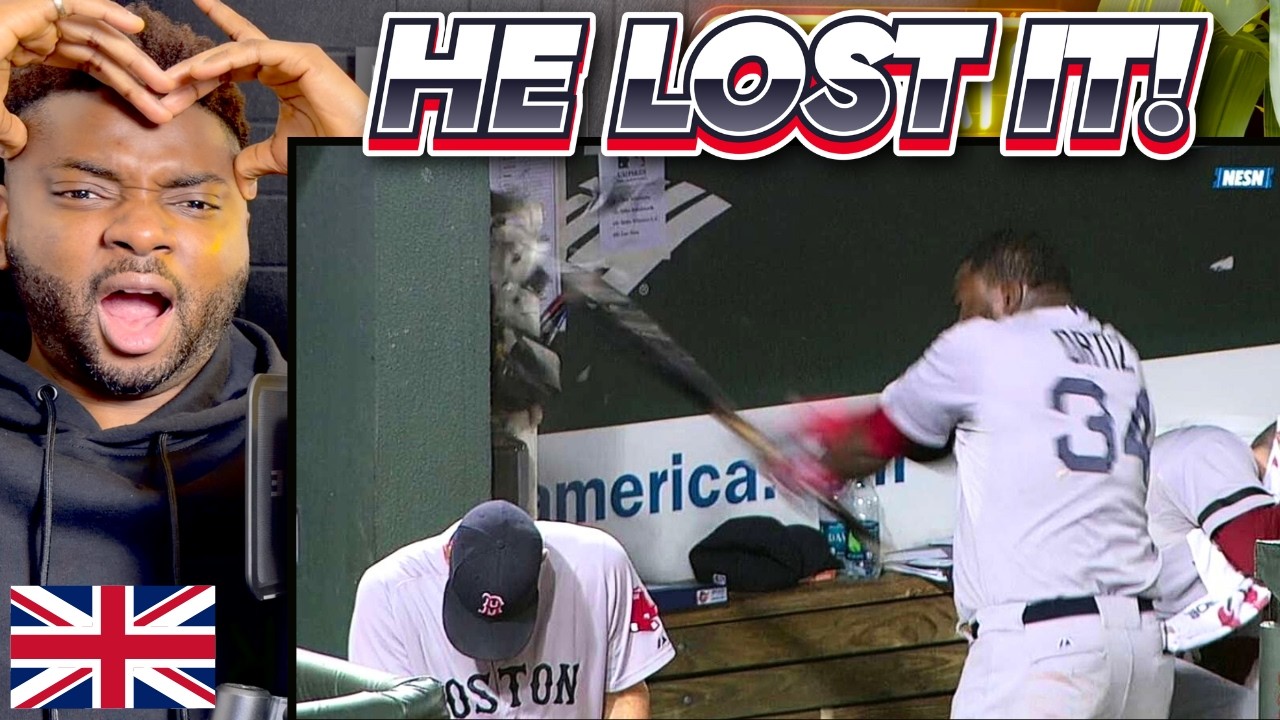 BRIT Reacts To MLB's BIGGEST MELTDOWNS — When Baseball Players Completely Lost It
