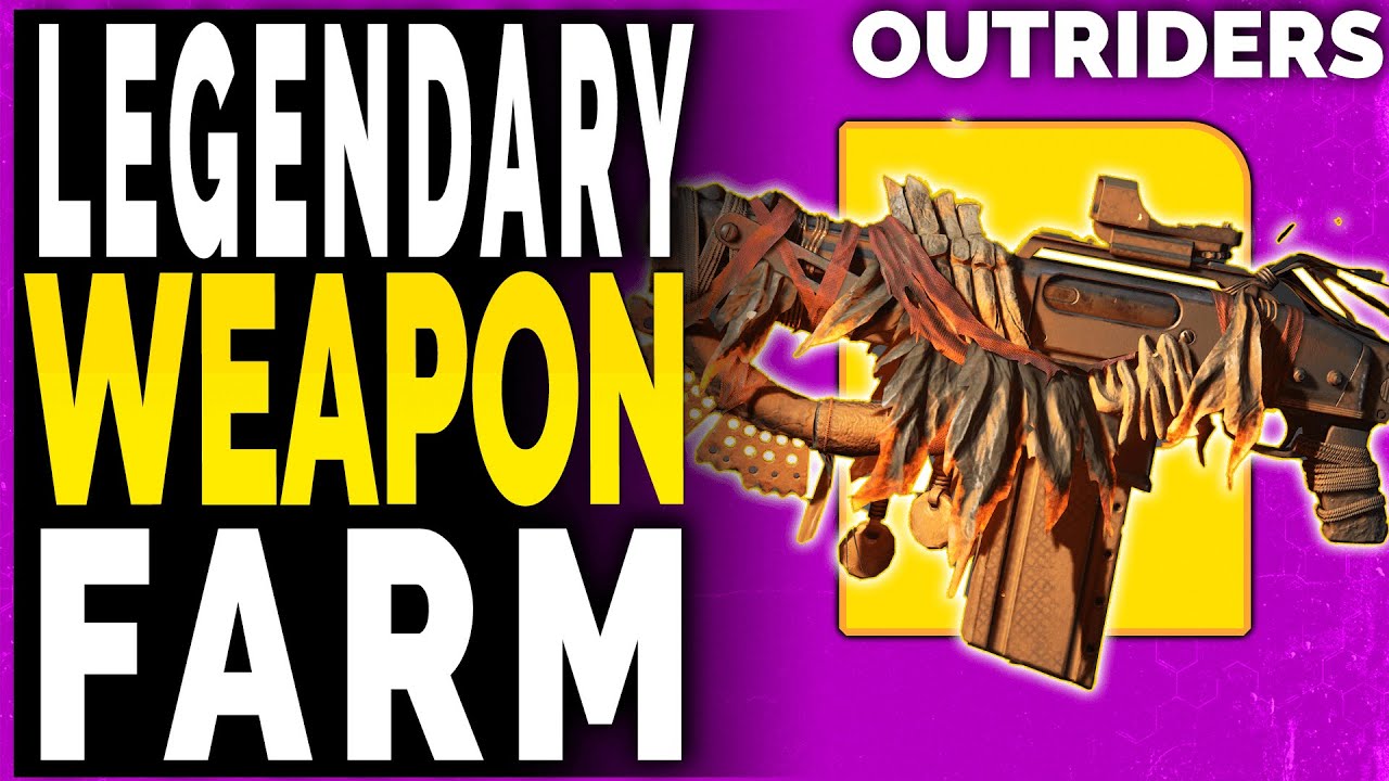 Outriders BEST LEGENDARY WEAPON FARM GUARANTEED EACH RUN – Outriders Fastest Legendary Farm