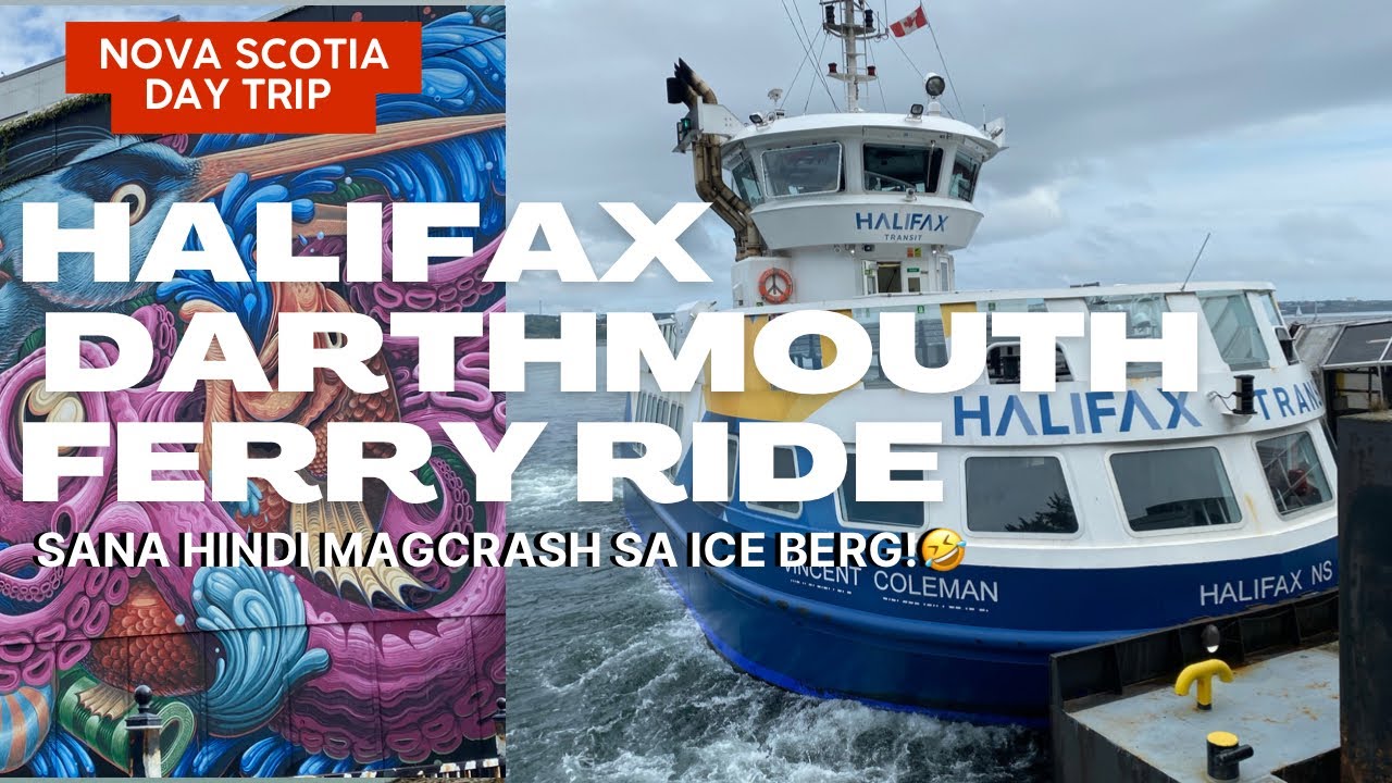 Let's Go ferry ride from Dartmouth to Halifax Nova Scotia  Pinoy in Canada||Team Fracer