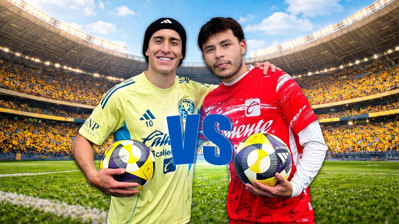 Rivaldios VS Zendejas ¿Quién tiene mejor zurda? | Retos de fútbol⚽️