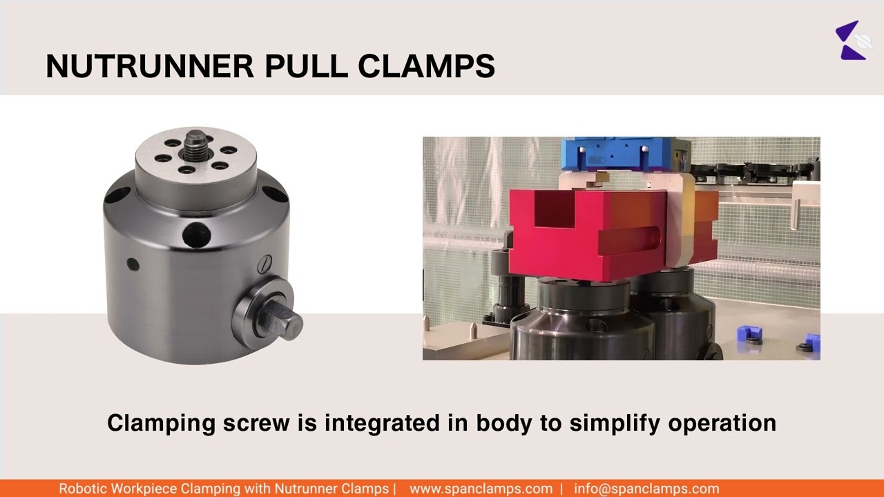 Robotic Workpiece Clamping with Nutrunner Clamps