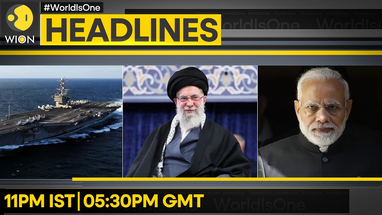 Khamenei Threatens To Sink US Warships | Russia-Ukraine Talks Begin In Geneva | WION Headlines