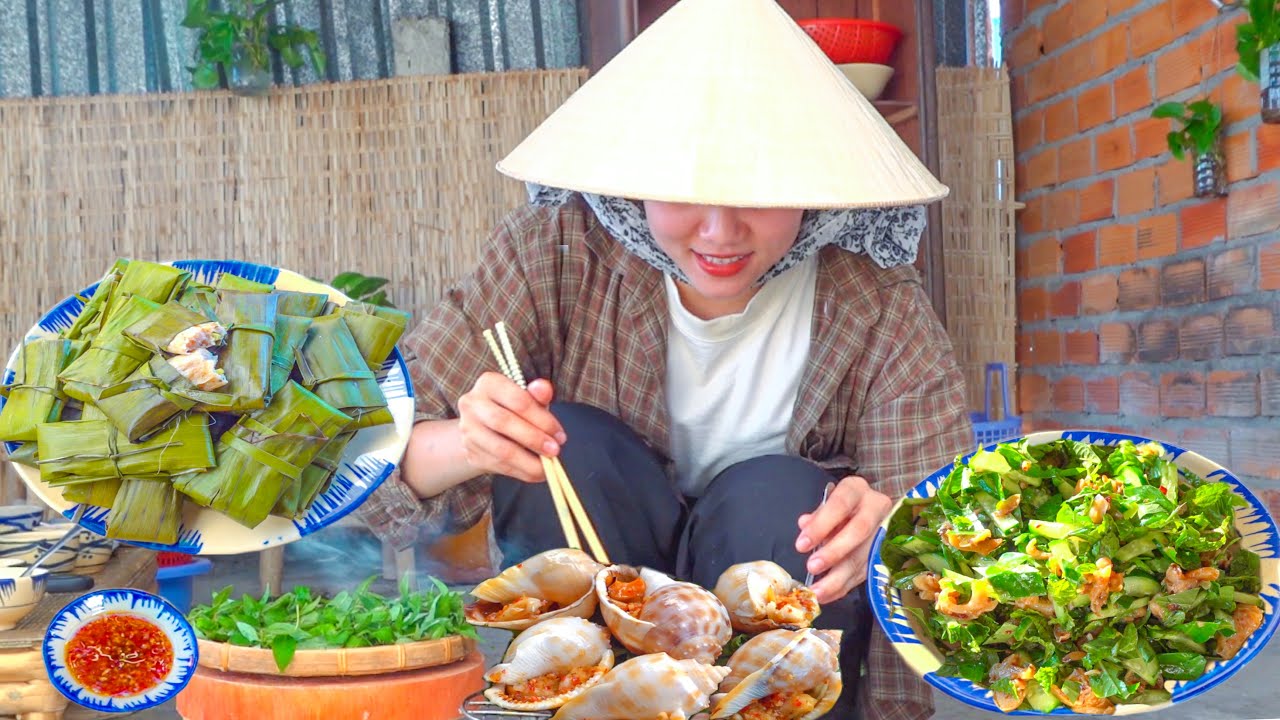 Độc Đáo Món Chả Ốc Tỏi Ăn Là Ghiền / Ẩm Thực Miền Biển Bình Thuận