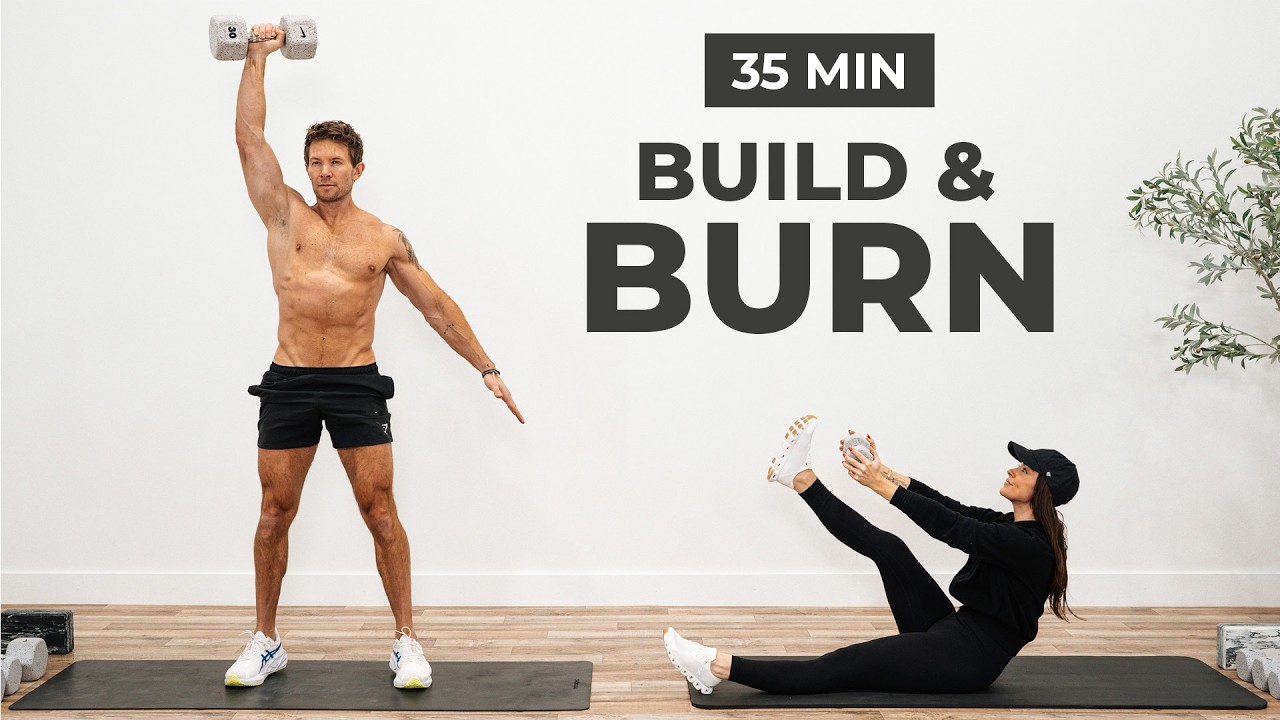 35 Min Total Body Dumbbell Shred | Strength & Burn