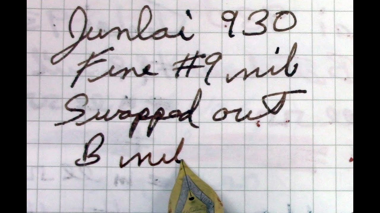 Junlai 930 Fine Nib Writing