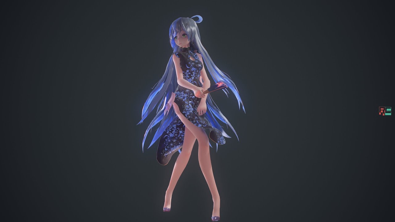 [Toolbag3]RC式旗袍 TDA洛天依 #将进酒