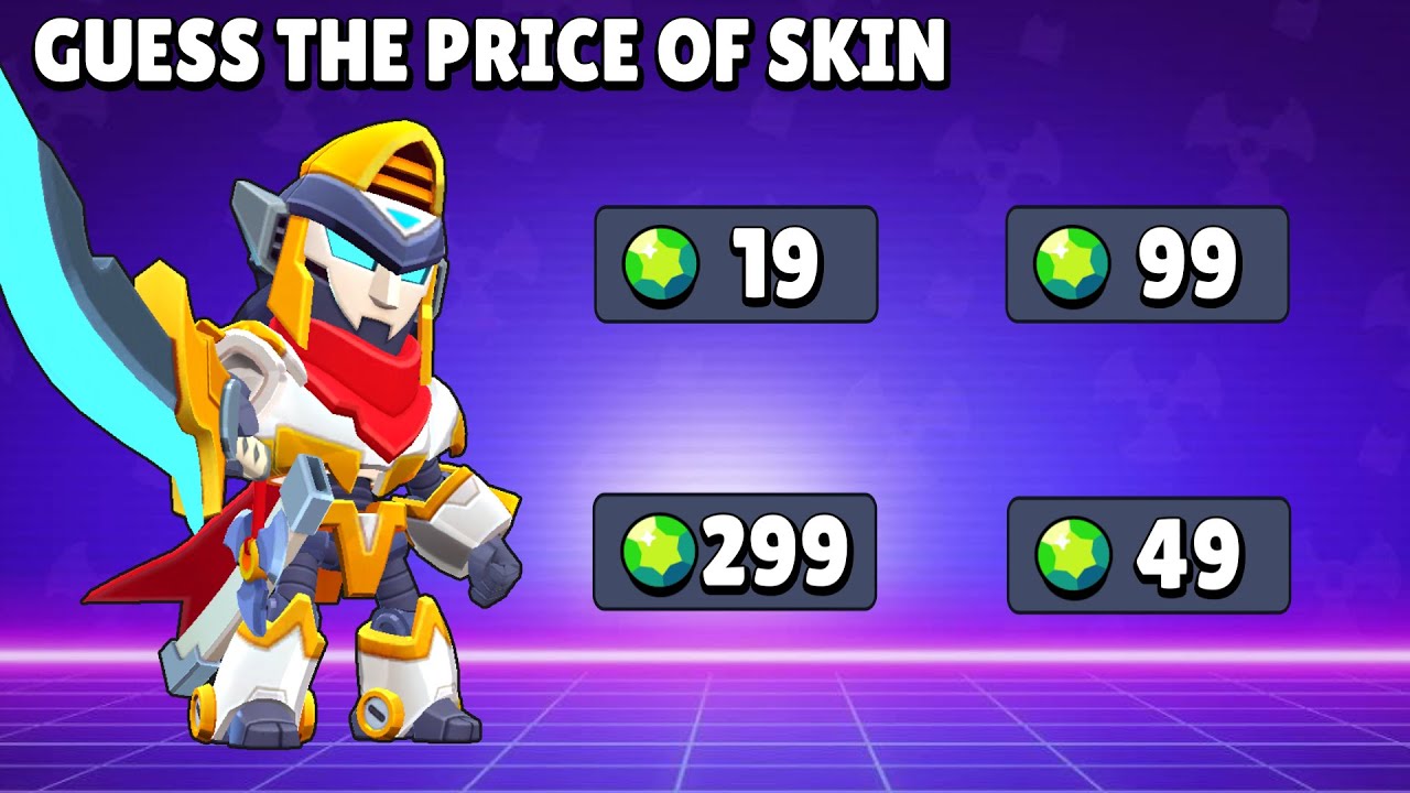 GUESS THE PRICE OF SKIN | Brawl Stars Quiz