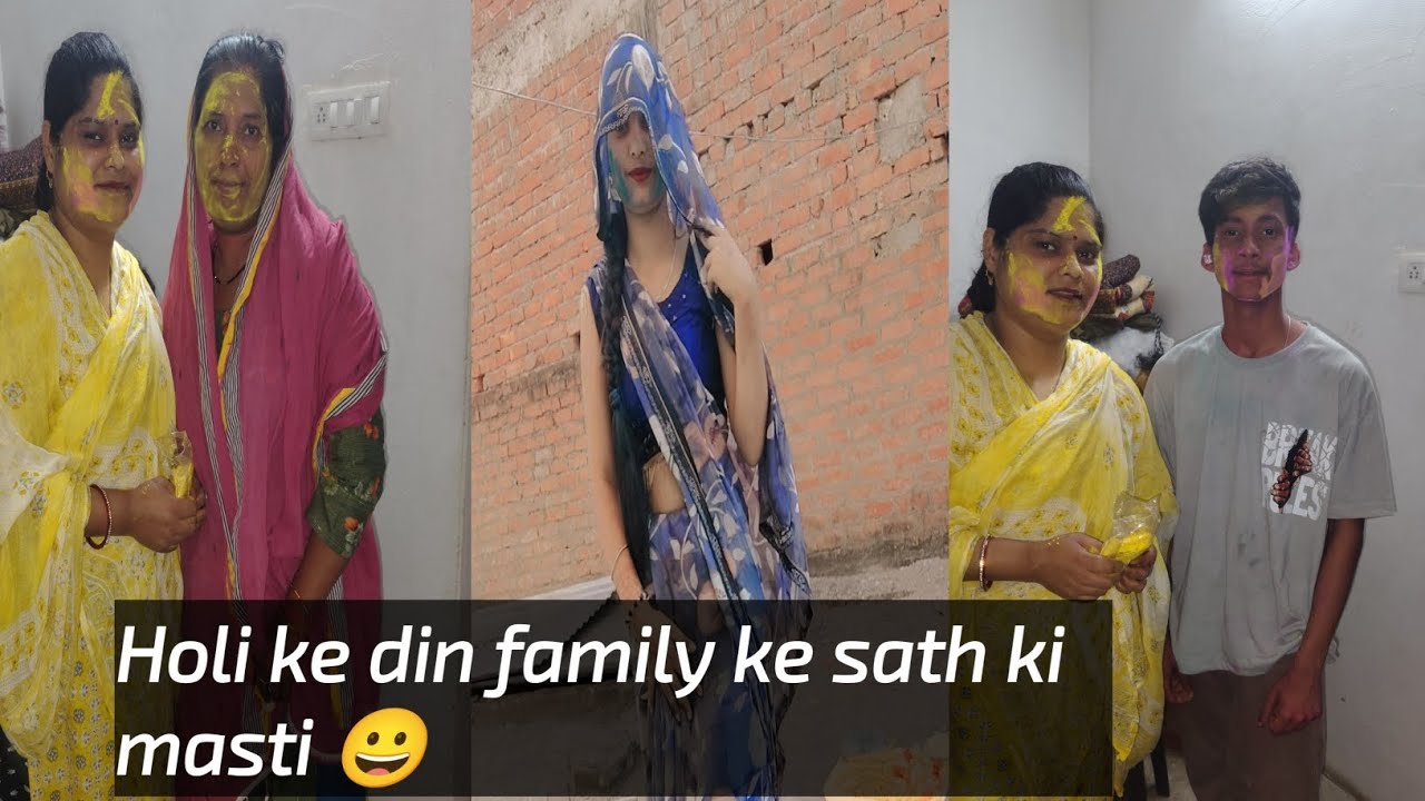 Holi me gai dadi ke pass aur ki masti 😀//please support me//vanshika Dixit 