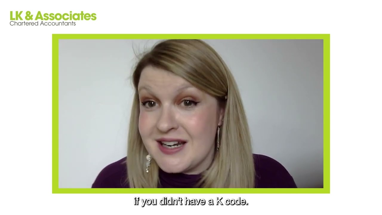 HMRC PAYE Tax codes