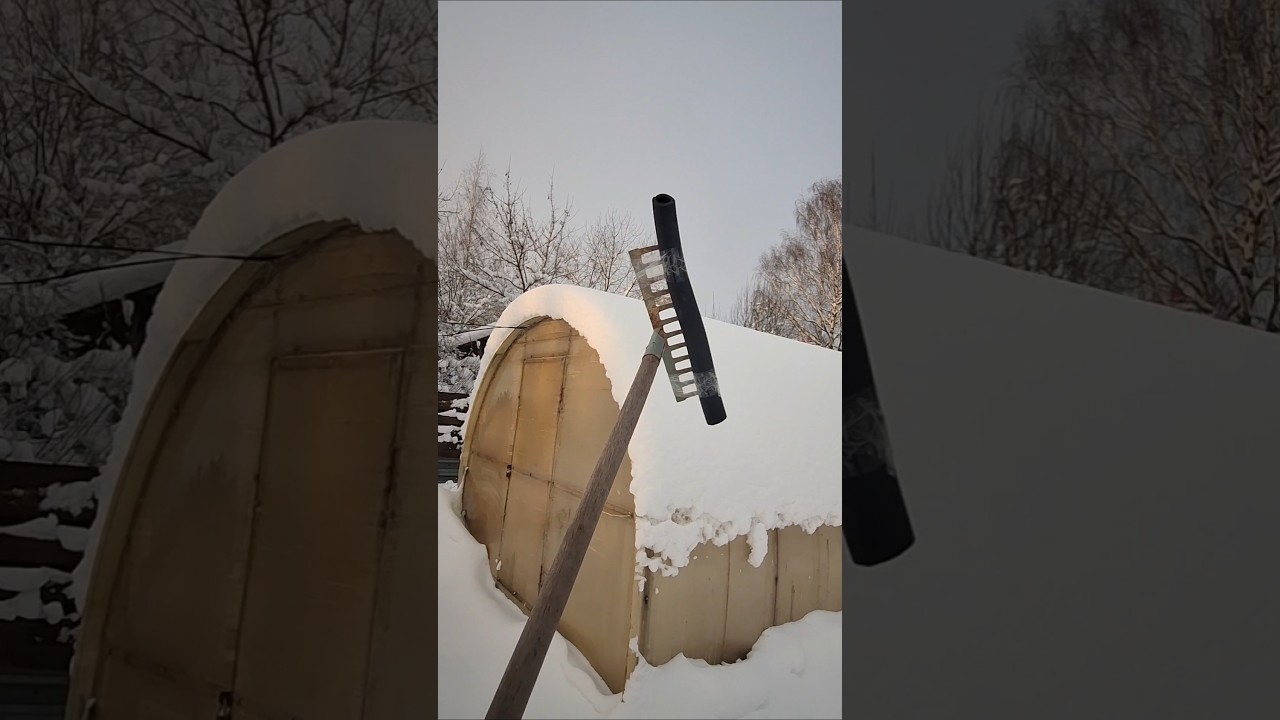 Самоделка приспособление Снегоуборщик своими руками 