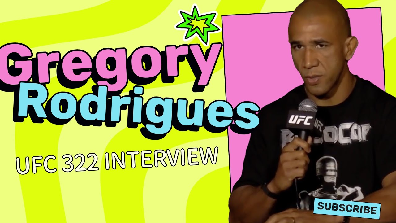 Полное интервью Грегори Родригеса перед пресс-конференцией UFC 322