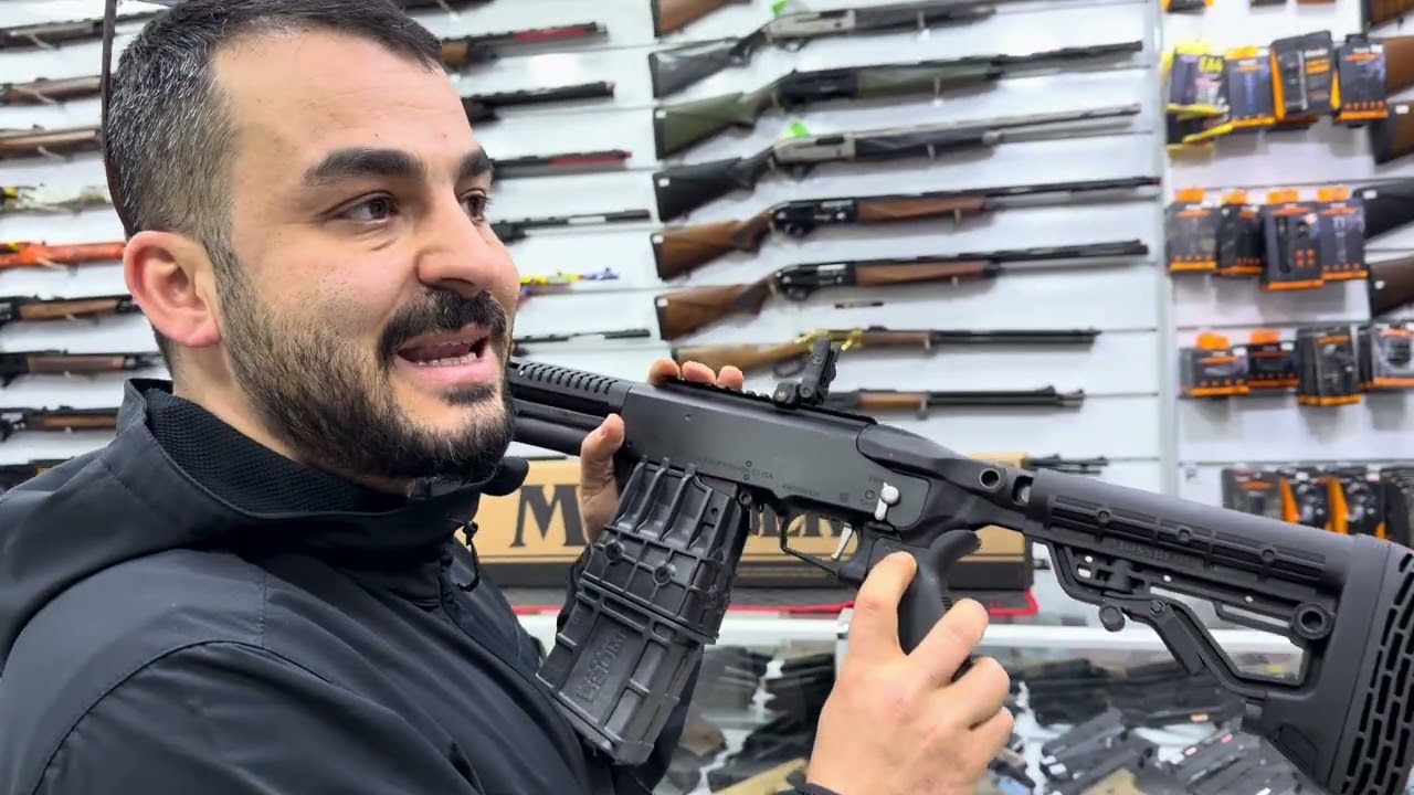 MOSSBERG 590 Rm FULL ÇELİK  ÜRETİM ŞARŞÖRLÜ SAVUNMA TÜFEĞİ 