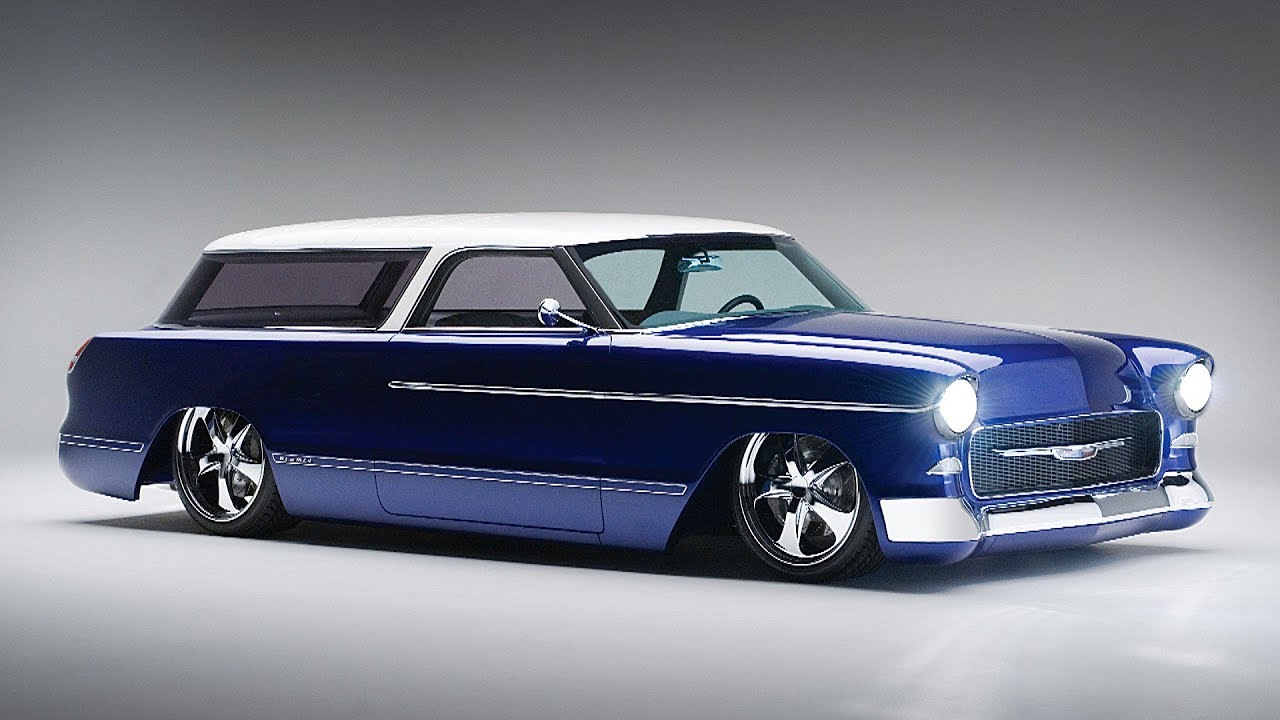 Проект Chevrolet Bel Air Nomad 496 Big Block 1955 года, 475 л.с., индивидуальная сборка