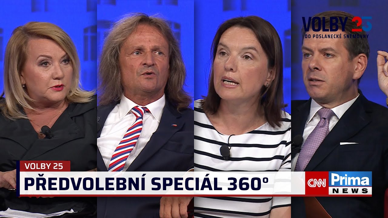 Předvolební speciál 360° – Ekonomika (A. Schillerová, J. Skopeček, M. Ševčík, L. Sedmihradská)