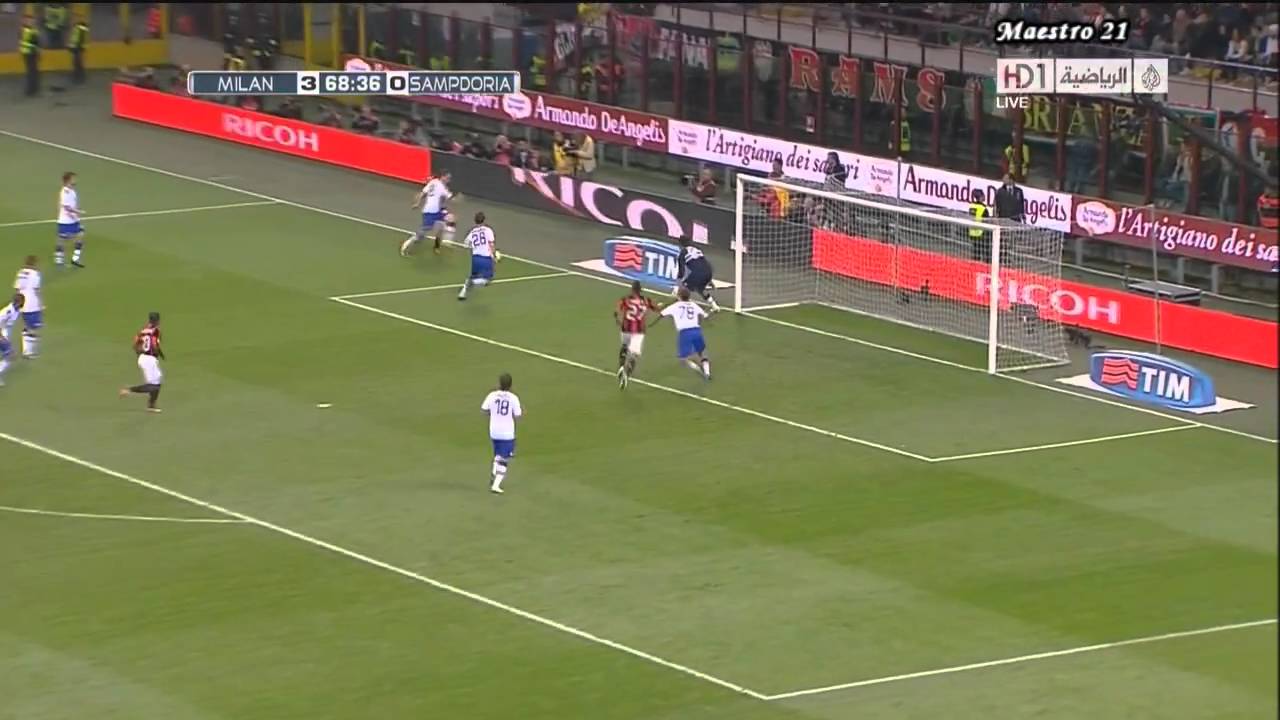 Cassano vs Sampdoria - 16/04/2011