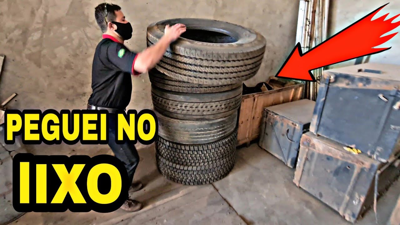 NÃO TENHO VERGONHA DE AJUNTAR PNEUS NO LIXO.