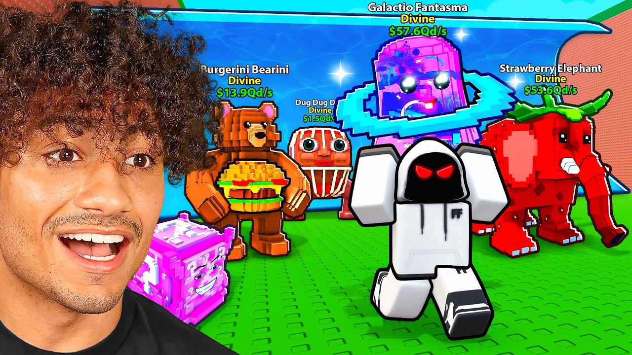 $0 To $1 Trillion With MAX LUCK In Escape Tsunami For Brainrots..