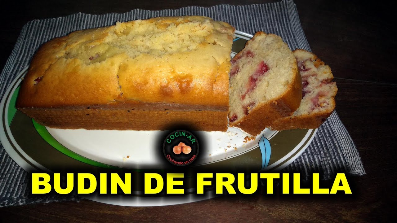 Budín de frutilla, @COCIN-AR